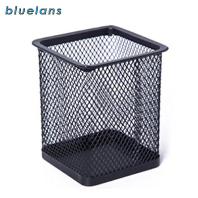 Desktop Office Mesh Metal Pencil Holder Pen Pencil Brush Pot Holder Storage Container Office Desk Organizer Office Organizer New