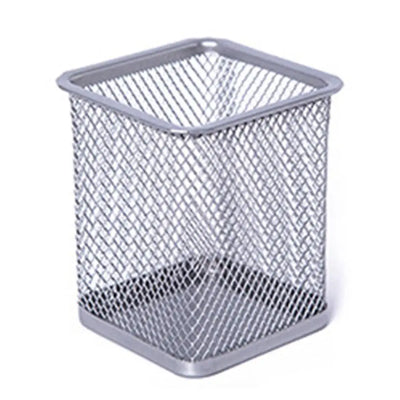 Desktop Office Mesh Metal Pencil Holder Pen Pencil Brush Pot Holder Storage Container Office Desk Organizer Office Organizer New