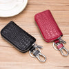 Mini Key Holder for Car Keys Wallet Pouch Bag Premium Leather Keychain Housekeeper Car Key Case Unisex Organizer Key Pouch Purse