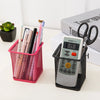 Desktop Office Mesh Metal Pencil Holder Pen Pencil Brush Pot Holder Storage Container Office Desk Organizer Office Organizer New