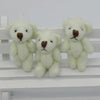 100Pcs/Lot Kawaii Small Joint Teddy Bears Stuffed Plush 3.5CM Toy Teddy-Bear Mini Bear Ted Bears Plush Toys Wedding Gifts 01301